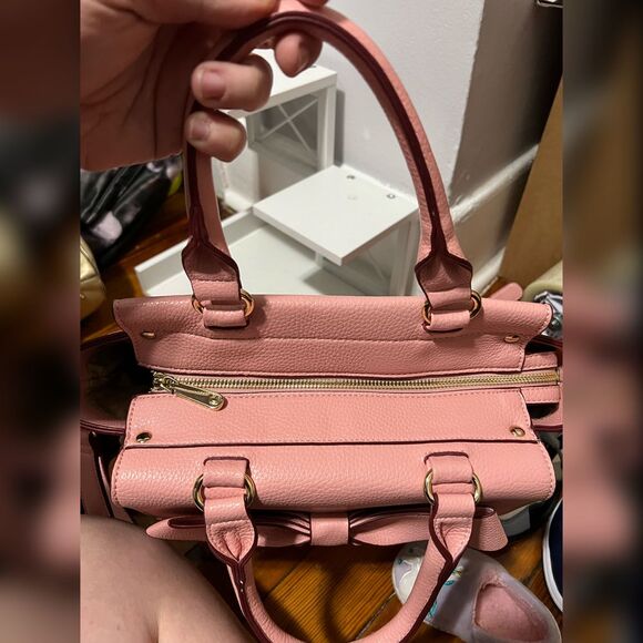 Charming Charlie Leather Bow Bag - Picture 6 of 6